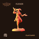 Flicker — demoniczna figurka do gier RPG i bitewnych, 32 mm