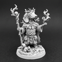 Jamnik druid — korona z gałęzi, ptak i wiewiórka, figurka 32 mm (Dungeons and Dachshunds)