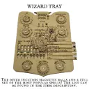 Magnetic DND Stat Tracker Tray – Character Board Organizer – Wizard