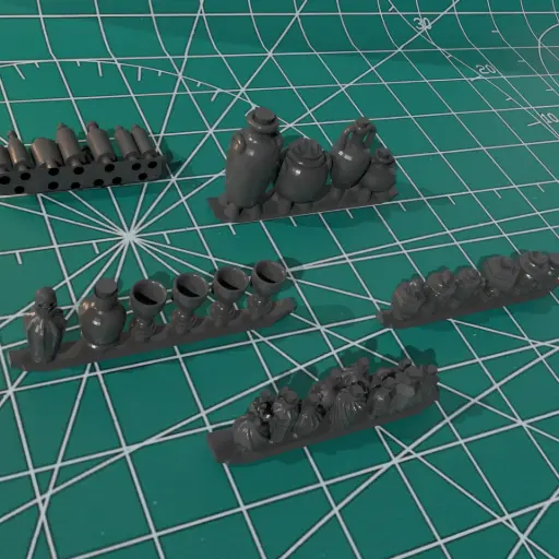 Base Bits - Bottles (19 sets) | Tabletop RPG Miniature Basing Bit Pack